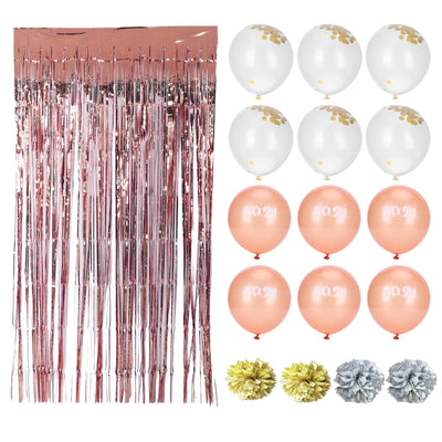 2021 Balloons Latex Sequins Balloon Paper Flowers Ball Set Birthday Wedding Party Decoration
