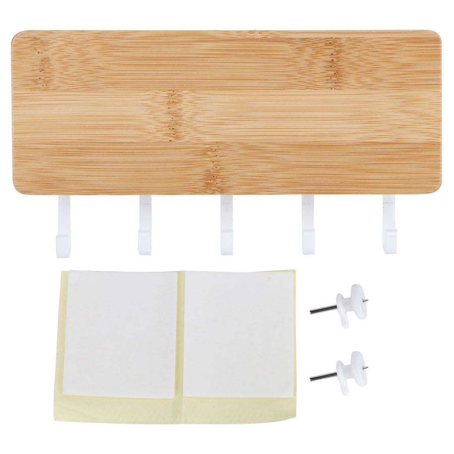 Wall Mount Key Holder Home Wall Mount Key Hanger Organizer Storage Box with 5 Hooks