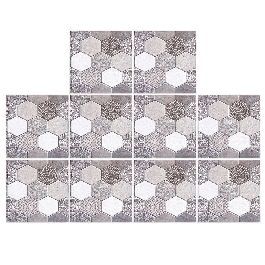 10PCS Self Adhesive Tile Sticker Anti Collision Sticker for Home Living Room Kitchen Decor