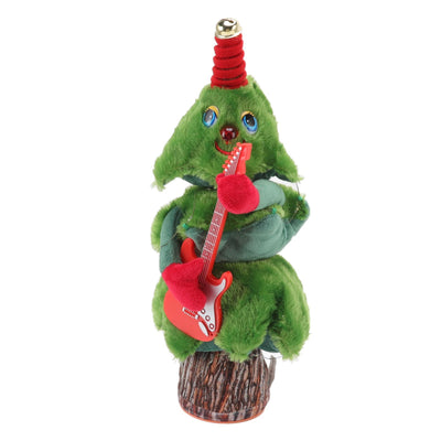 Singing Dancing Christmas Tree 8 Songs Electric Singing Xmas Tree for Christmas Tree Toys Guitar Stump Christmas Tree