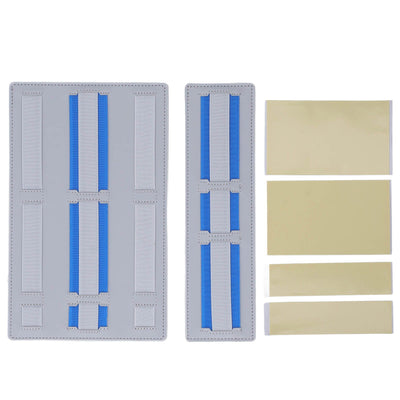 Portable Electronic Plywood Organizer Attachable to Laptop Notebook Cable Wireless Mouse Gray