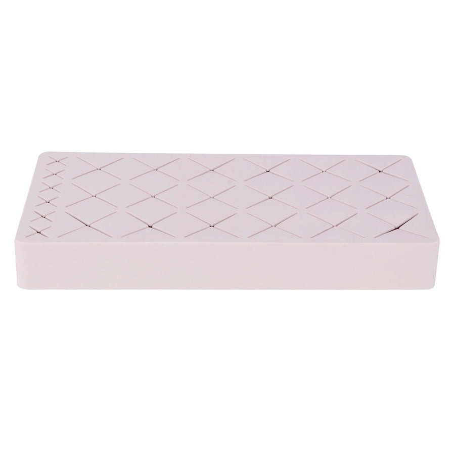 24 Slots Silicone Lipstick Organizer Makeup Cosmetics Holder Storage Box Display StandPink