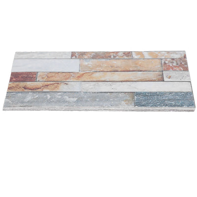 12Pcs PVC Tile Sticker Waterproof Self Adhesive Bathroom Kitchen Living Room Decor Floor Decal(KIT047 )