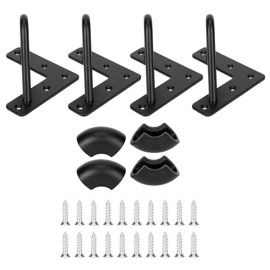 4Pcs Wrought Iron Table Leg U-Shaped Desk Support Legs Furniture Hardware AccessoriesS + Accessories