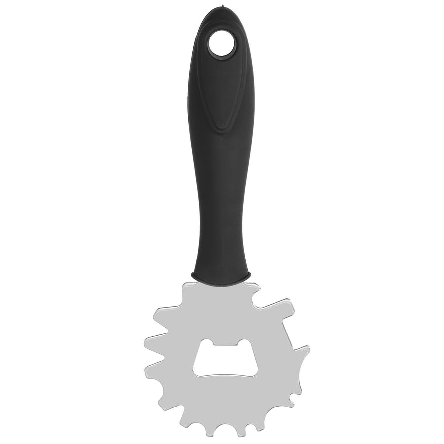 Stainless Steel BBQ Grill Scraper Barbecue Cleaner Tool Bristle Free with Beer Bottle Opener