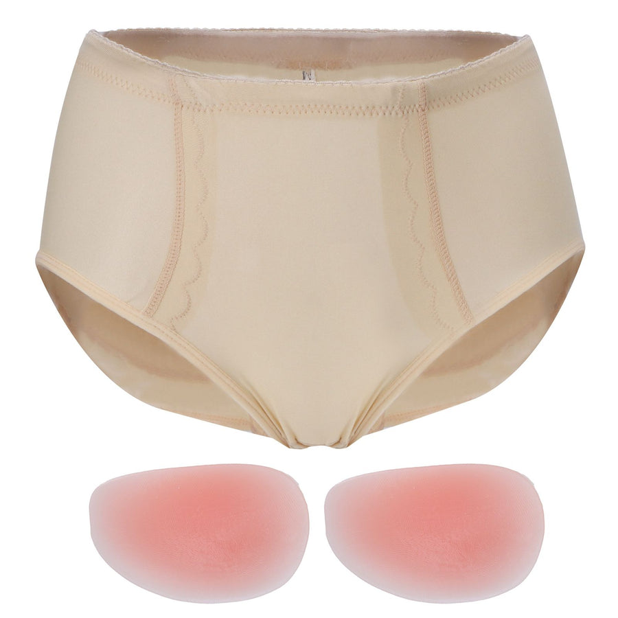 Women Underwear Hip Enhancer with Silicone Pad Fake Buttock Sexy Butt Padded Panty