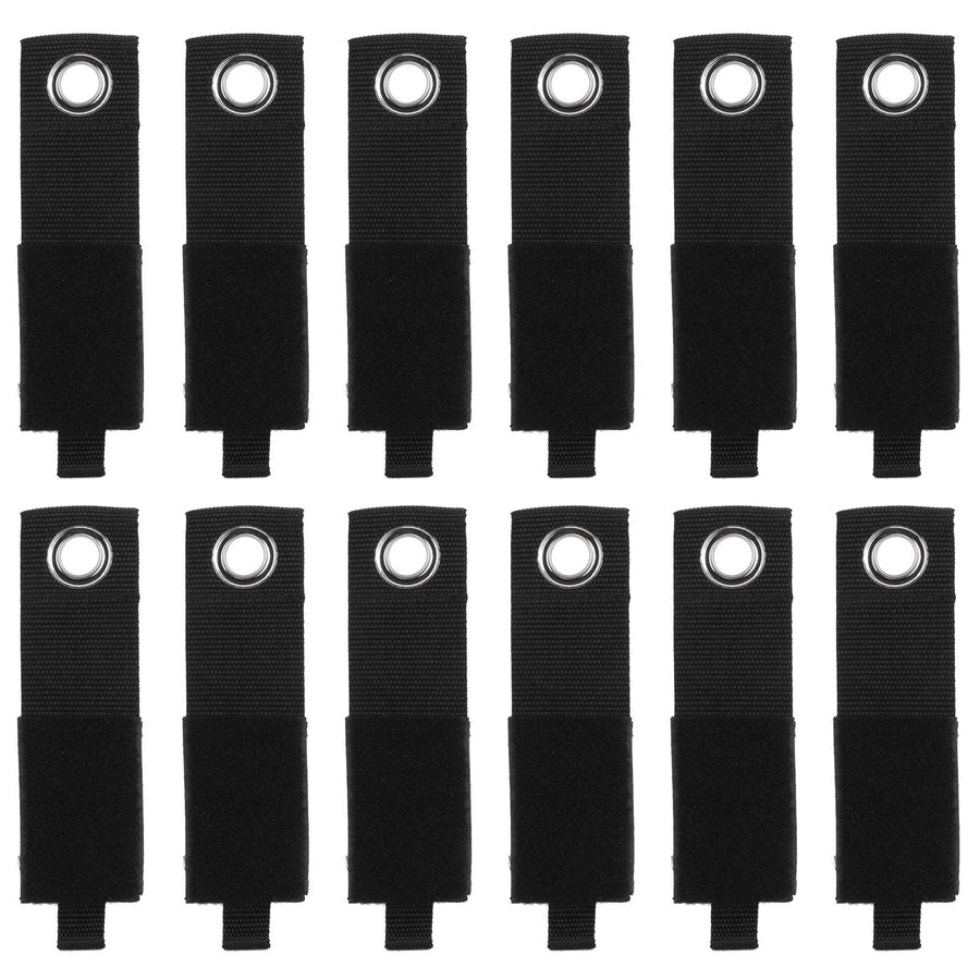 12PCS Heavy Duty Cable Storage Straps Extension Cord Holder Hook Loop Organizer Hanger