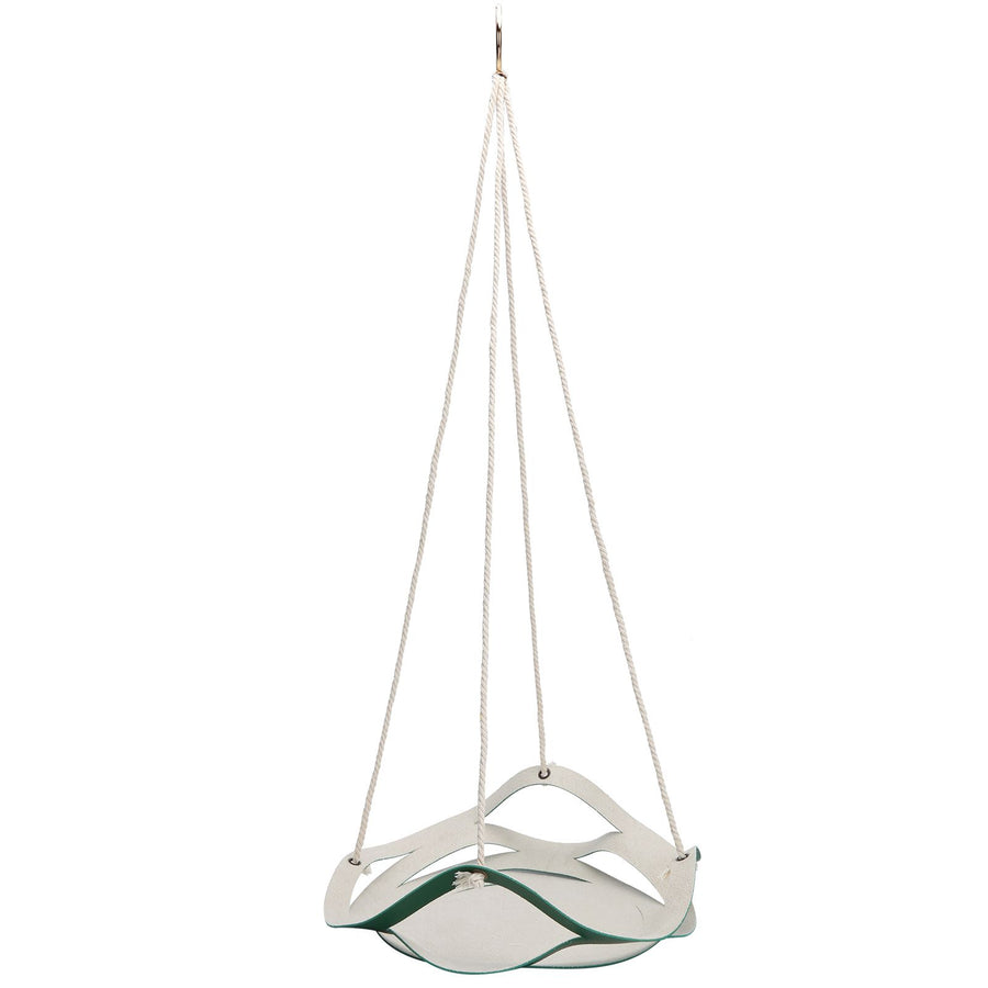 Plant Hanger PU Leather Wall Hanging Flower Pot Holder Basket Home Garden DecorationS Green