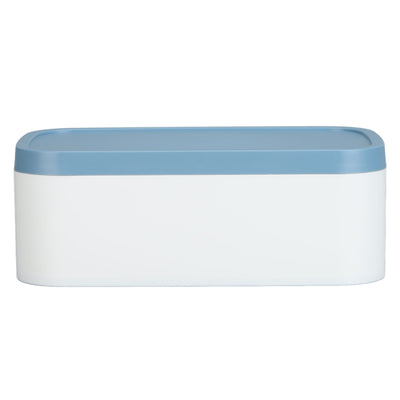 Portable Storage Box Reusable Dustproof Mouth Muffle Face Cover Organizer High Capacity for Home SchoolBlue