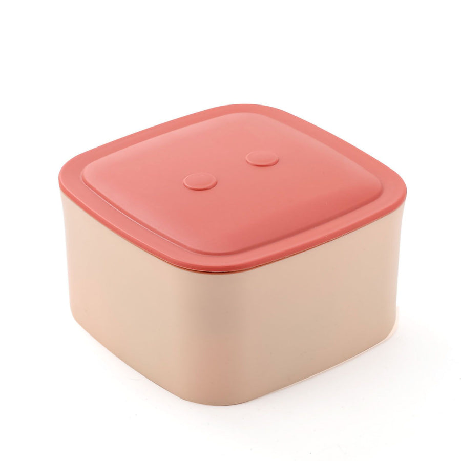 Magnetic Sewing Box PP Polyester Colorful Multifunctional Scandinavian Style Craft Storage Box for Home Pink and Purple