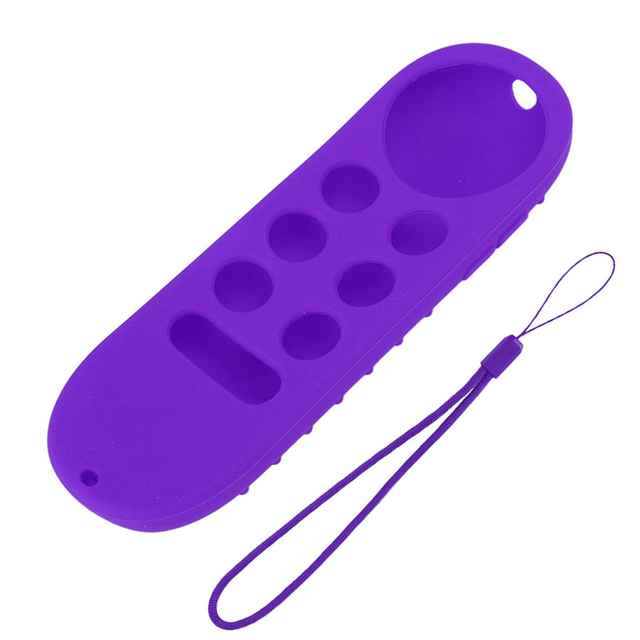 Remote Control Protective Cover Silicone Case for Chromecast with Google TV Remote Controller Purple