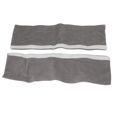 2Pcs Refrigerator Door Handle Covers Kitchen Appliance Decor Non Skid Static Protector Grey