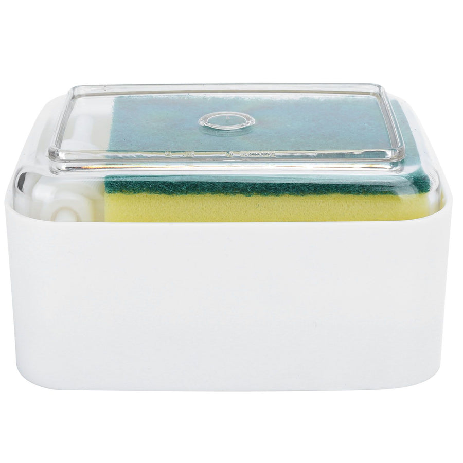 Dish Soap Dispenser Press Type Automatic Liquid Soap Dispenser for Kitchen Sink CountertopWhite