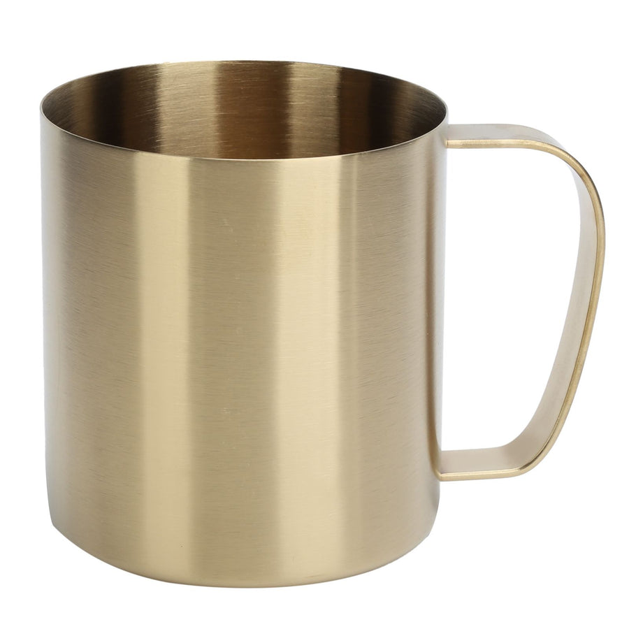 Stainless Steel Office Beer Mug Portable Household Outdoor Water Coffee Cup 480mlGold