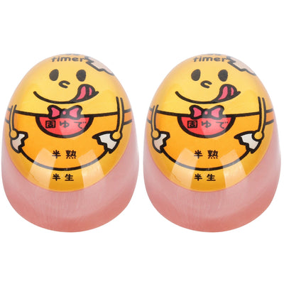 2Pcs Eggtimer Color Changing Resin Kitchen Timer for SoftBoiled Boiled Egg Cook Supplies