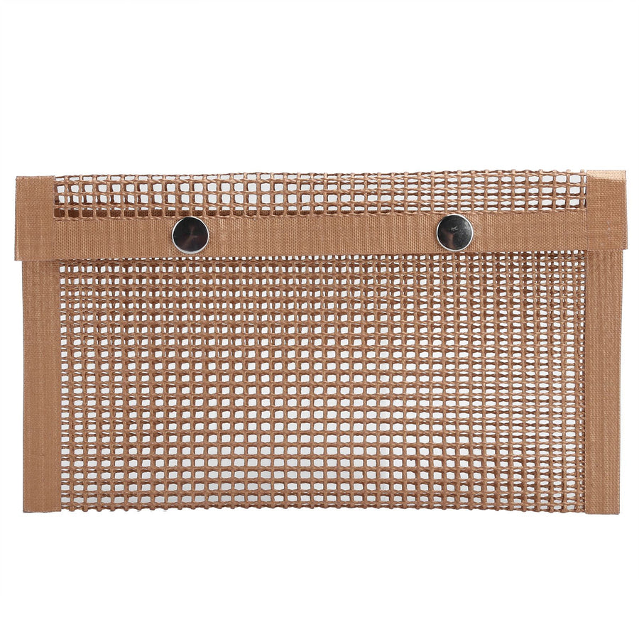 Non‑Stick Barbecue Baking Grilling PTFE Bag Heat‑Resistant Reusable Mesh for Picnic