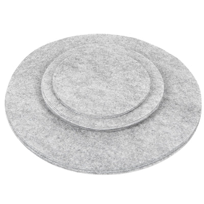 Soft Felt Plate Dividers Pan Separator Pads Cookware Bakeware Dish Pot Stacking ProtectorsGray 24PCS