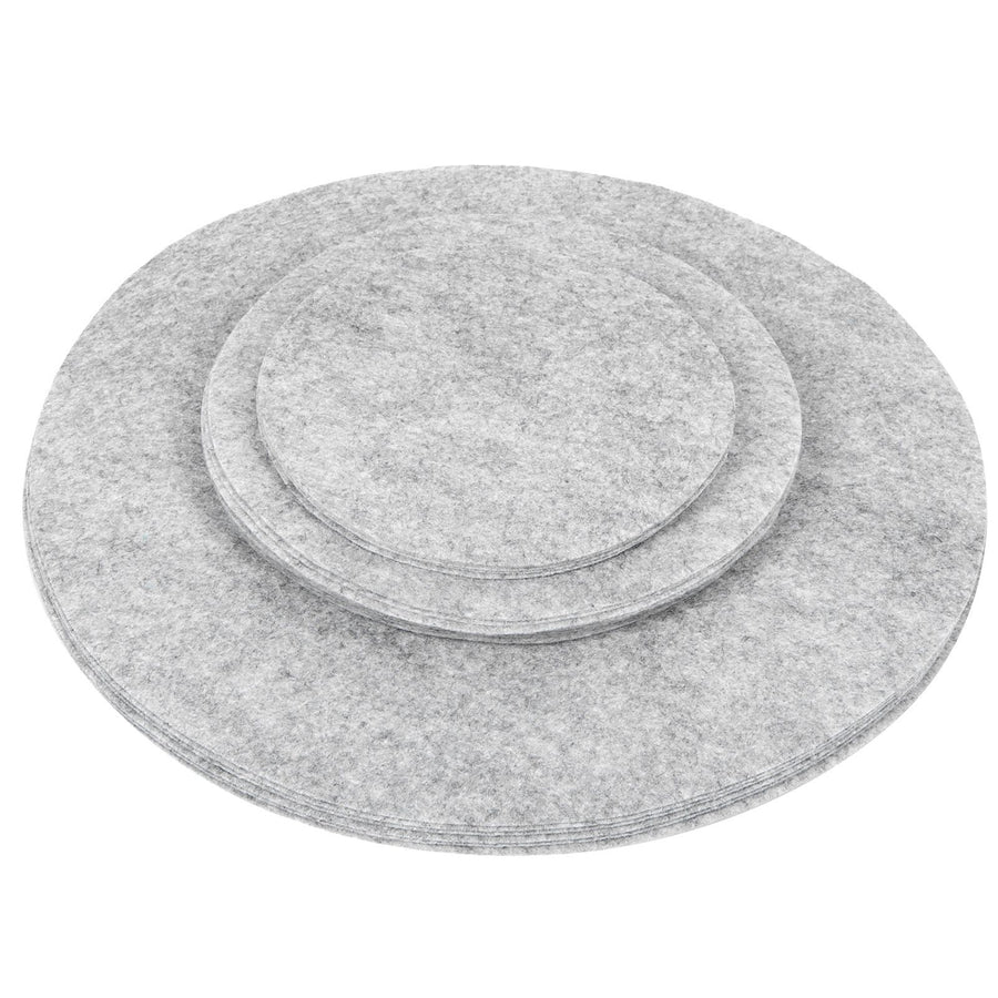 Soft Felt Plate Dividers Pan Separator Pads Cookware Bakeware Dish Pot Stacking ProtectorsGray 24PCS