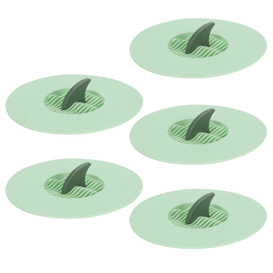 5Pcs Kitchen Sink Drain Plugs Strainer Water Sink Bathtub Drainage Stopper Bathroom AccessoriesGreen