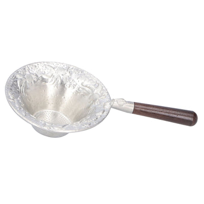 Tea Strainer Japanese Style Hand Made Tea Leaf Infuser Filter Tea Set Accessories(Black Sandalwood Handle )