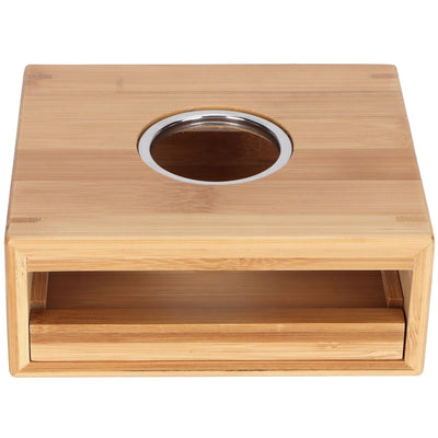 Teapot Warmer Household Bamboo Teapot Heating Base Holder Office Teaware Accessories