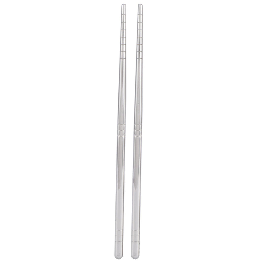 1 Pair Chopsticks 304 Stainless Steel Chopsticks Tableware Cutlery Kitchen Accessory 17.5cm