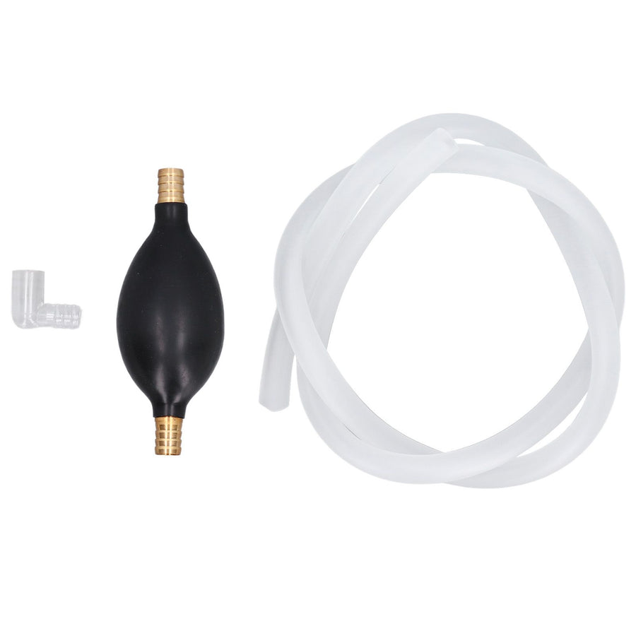 Tea Tray Drain Hand Suction Ball Pump Pipe Kit Copper Head Leakproof for 1.2cm Diameter Hose