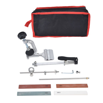 Knife Sharpener Kit Stainless Steel Knife Grinding Machine Sharpening Stone System for Household