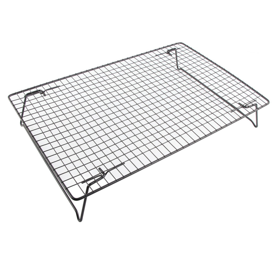 Cooling Rack Iron Bread Cookie Cake Cooling Net Oven Accessories for Dessert Coffee Shop Bakery Black