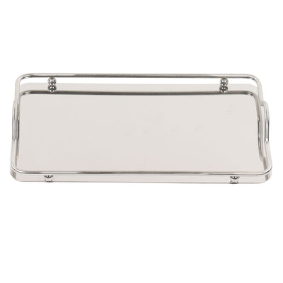 Large Rectangle Tray Stainless Steel Home Living Room Commercial Dishes Tray for Coffee Water Cups Fruit