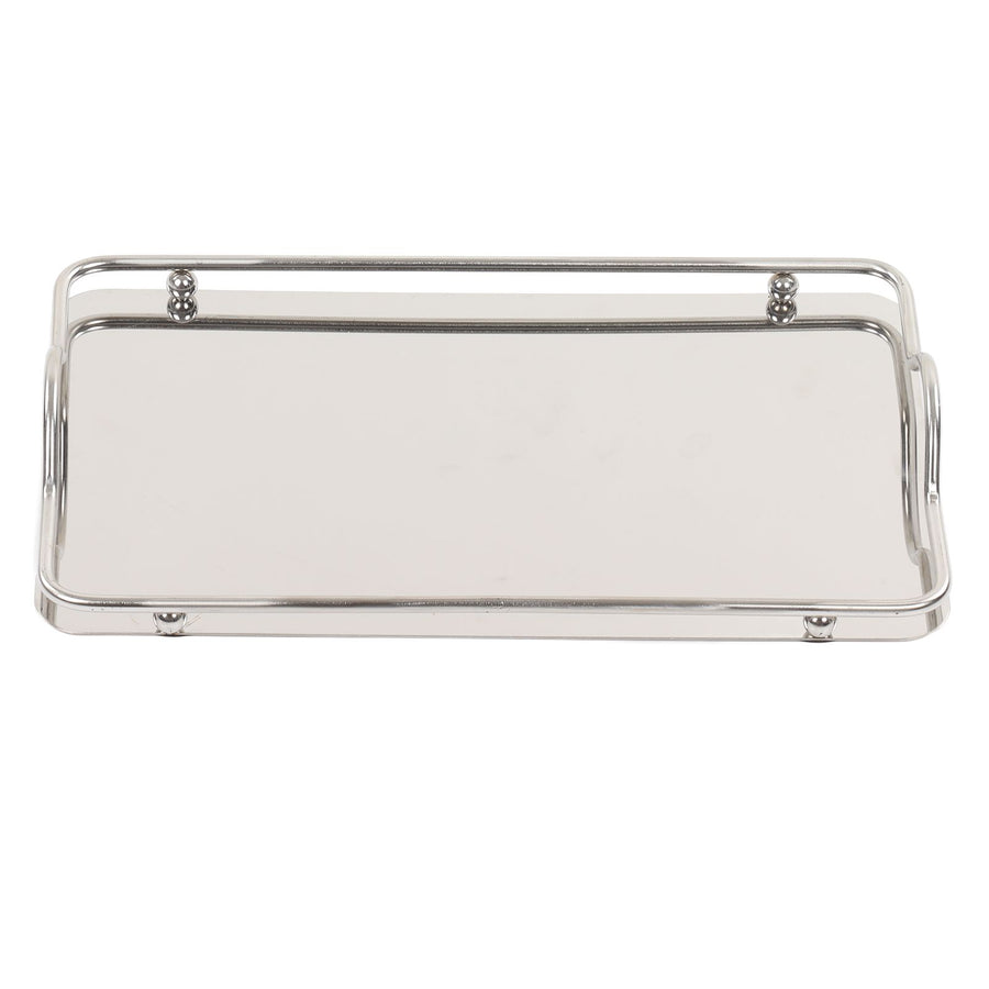 Large Rectangle Tray Stainless Steel Home Living Room Commercial Dishes Tray for Coffee Water Cups Fruit