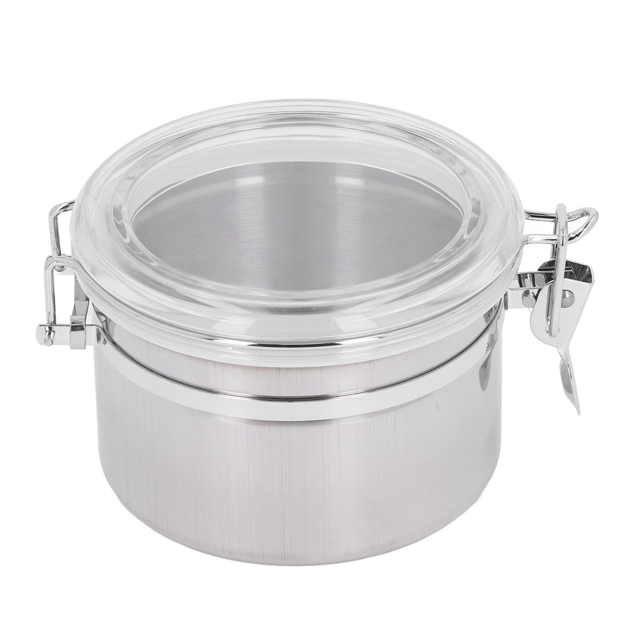 Stainless Steel Sealed Can Food Storage Container Airtight Canister for Dried Fruit Milk Powder Tea Small 900ml
