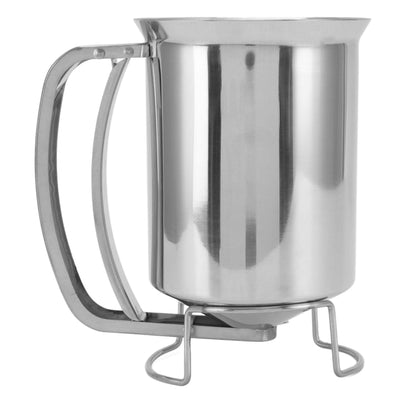 Pancake Batter Dispenser Handheld Stainless Steel Pancake Pourer for Baking Cupcakes Muffins