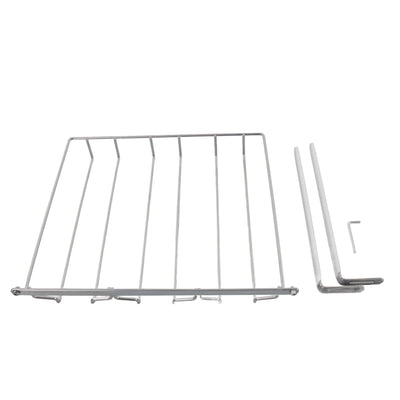 Wine Glass Holder Stainless Steel Punch Free Wine Glass Rack Under Cabinet for Home Goblet Storage