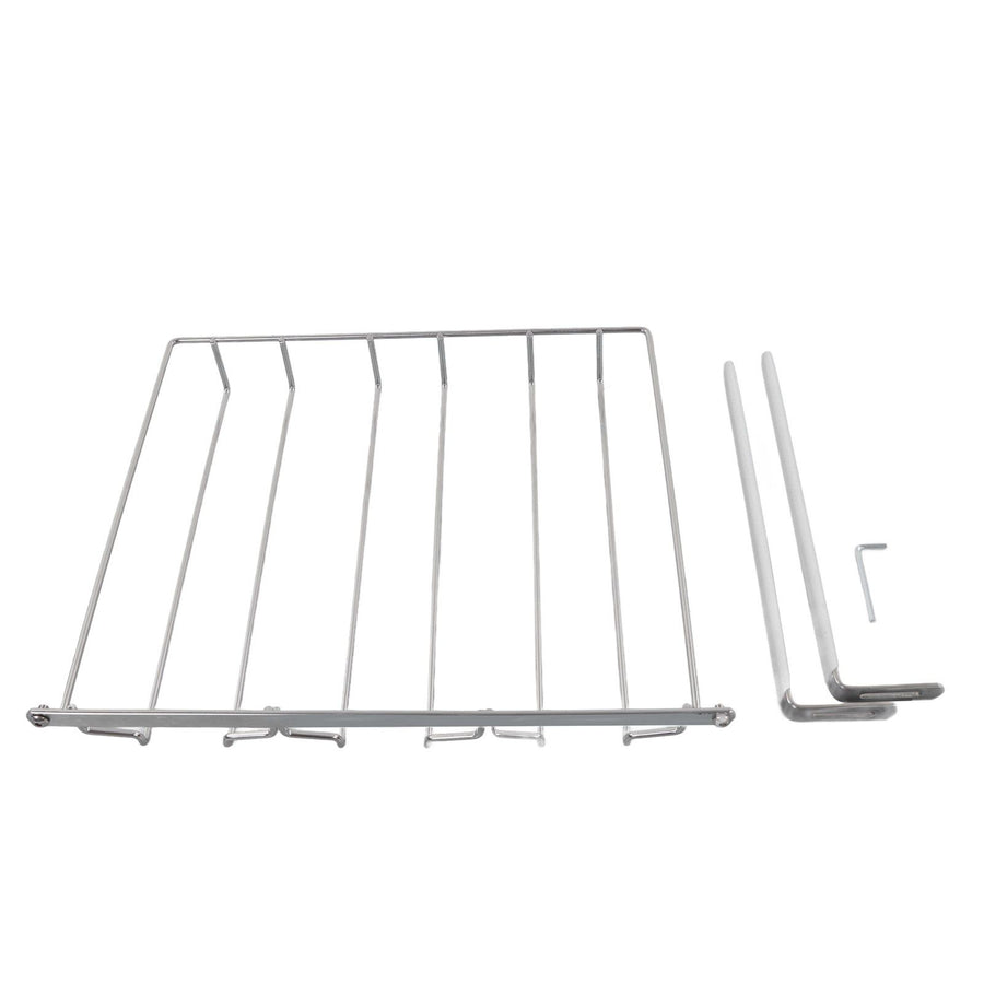 Wine Glass Holder Stainless Steel Punch Free Wine Glass Rack Under Cabinet for Home Goblet Storage
