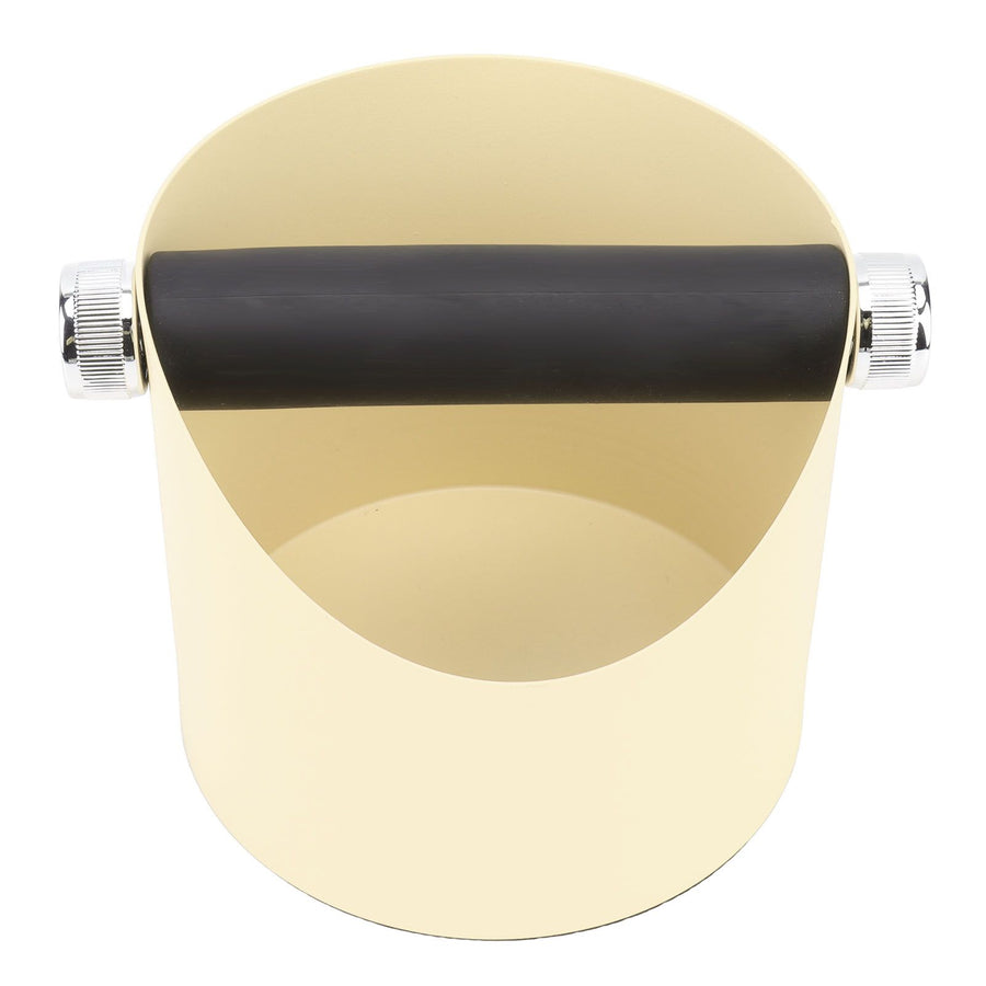 Coffee Knocking Slag Bucket Home Small Anti Slip Coffee Machine Grounds Box Powder Slag Recycling Bucket Yellow