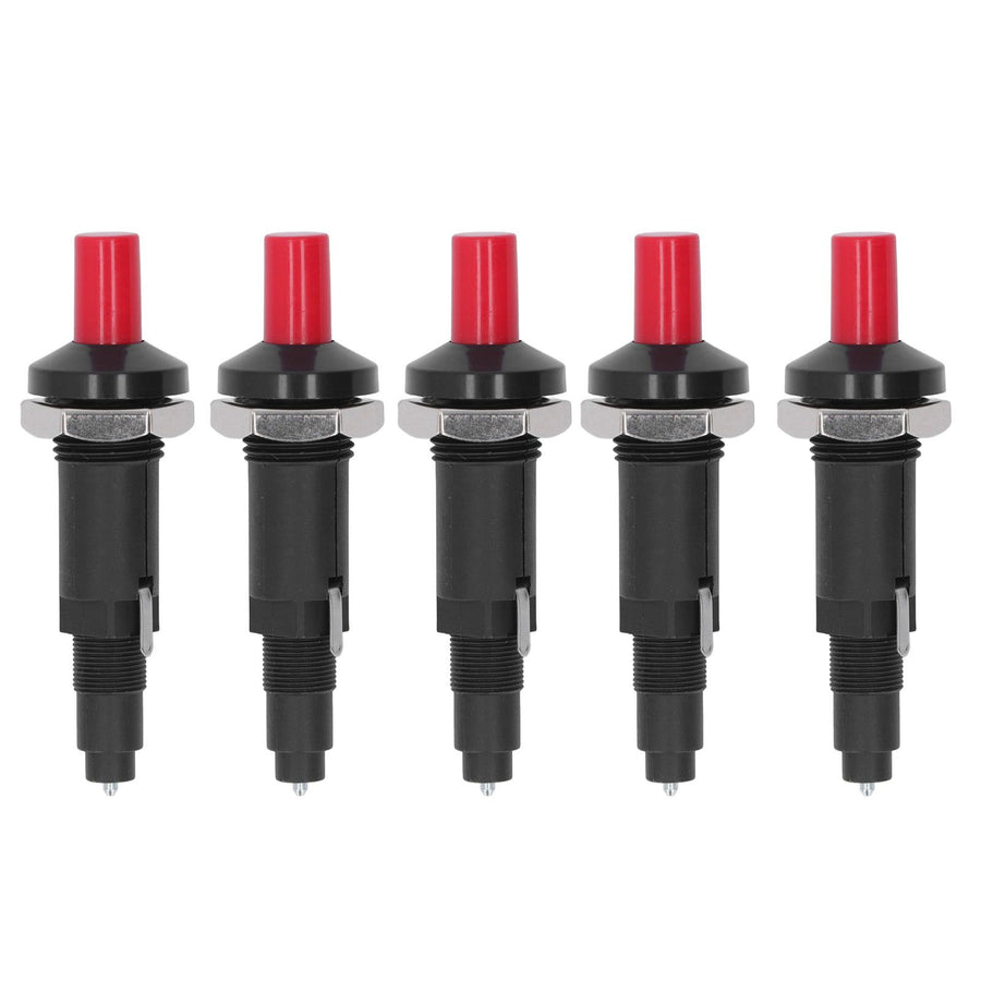 5PCS Piezo Igniter 1 Out 2 Spark PP Shell Push Button Grill Igniters for Outdoor Cooking