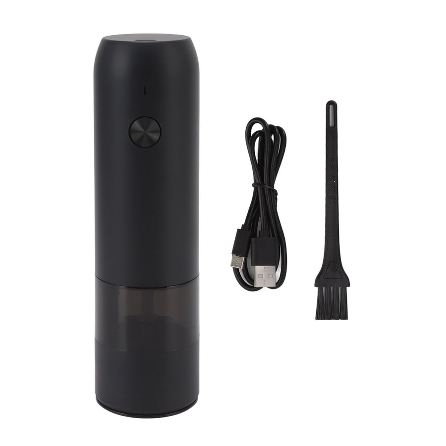 Electric Pepper Grinder Adjustable Coarseness Portable Pepper Mill for Pepper Salt Cayenne Cloves Vanilla Black