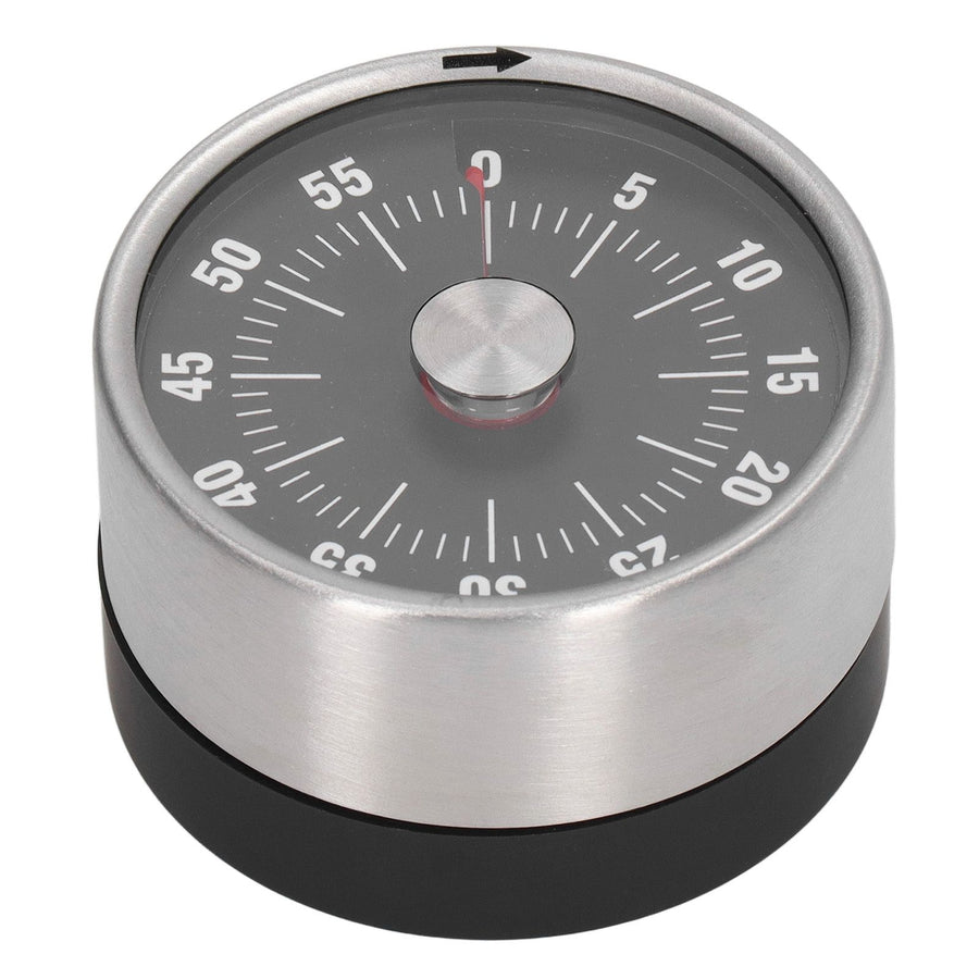 Magnetic Timer Magnet Design Stainless Steel 70db Alert High Accuracy Visual Timer for Kitchen Cooking Management Black