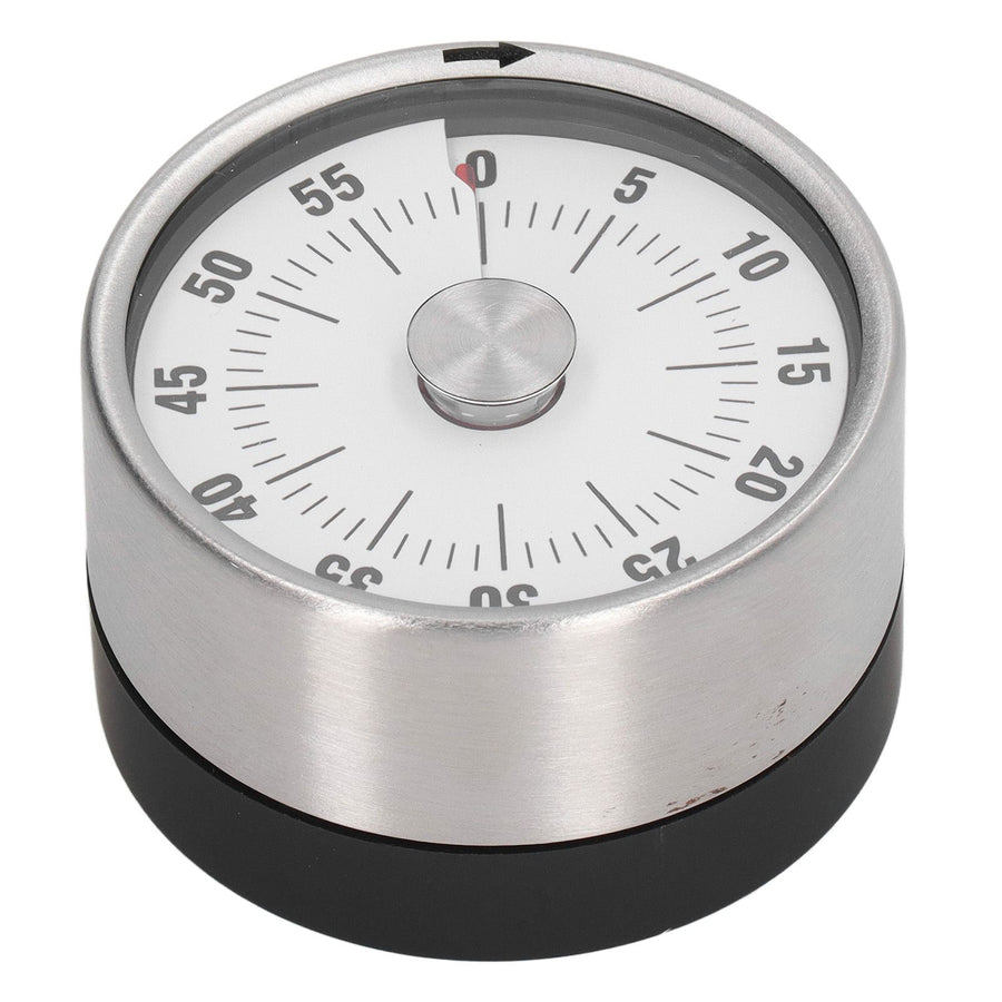 Magnetic Timer Magnet Design Stainless Steel 70db Alert High Accuracy Visual Timer for Kitchen Cooking Management White