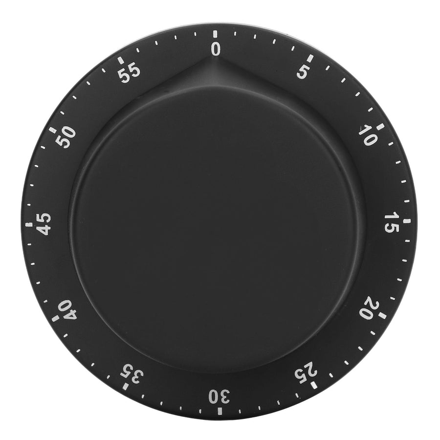 Kitchen Mechanical Timer 304 Stainless Steel Magnetic Suction Chef Cooking Timer Clock Black