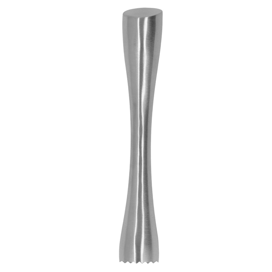 Stainless Steel Cocktail Muddler Food Grade Ergonomic One Piece Forging Drink Muddler for Kitchen Bar Long Handle