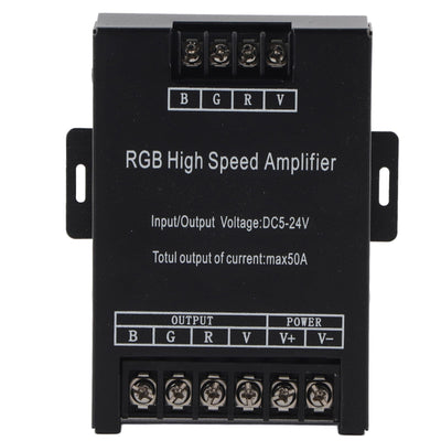 LED Signal Amplifier Lamp RGB Light Strip Power Controller Repeater Module DC5-24V