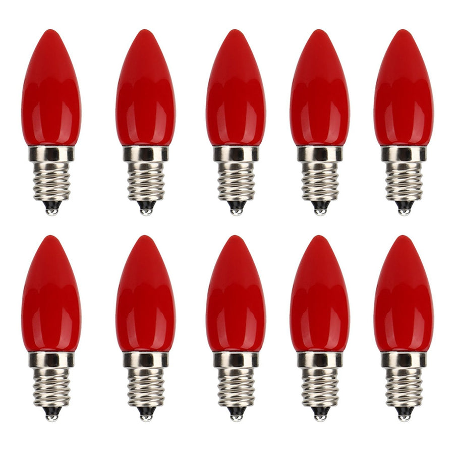 10Pcs Mini E12 LED Light Bulb 1.5W AC110V for Home Chandelier Ceiling Light Wall Lamp