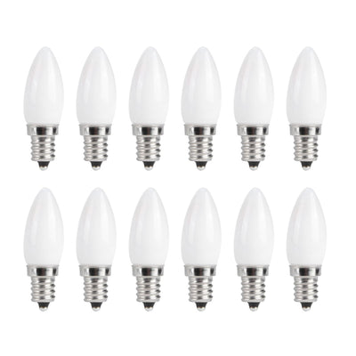 10pcs E12 LED Bulb 1.5W Warm White Lamp for Chandelier Ceiling Light Wall Lamp Home Lighting AC 110V