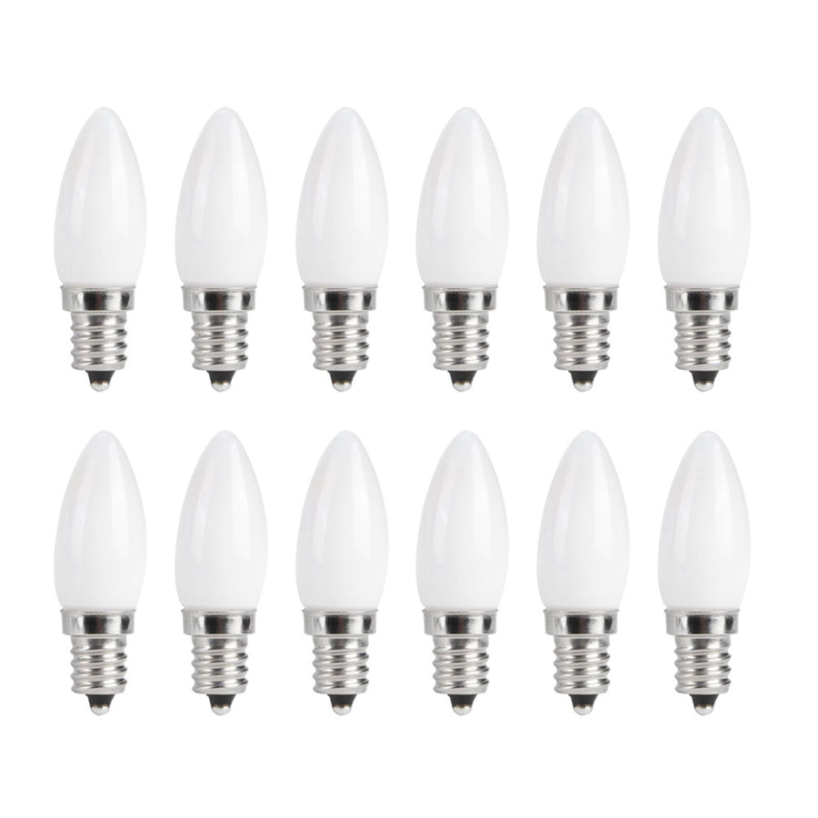 10pcs E12 LED Bulb 1.5W Warm White Lamp for Chandelier Ceiling Light Wall Lamp Home Lighting AC 110V