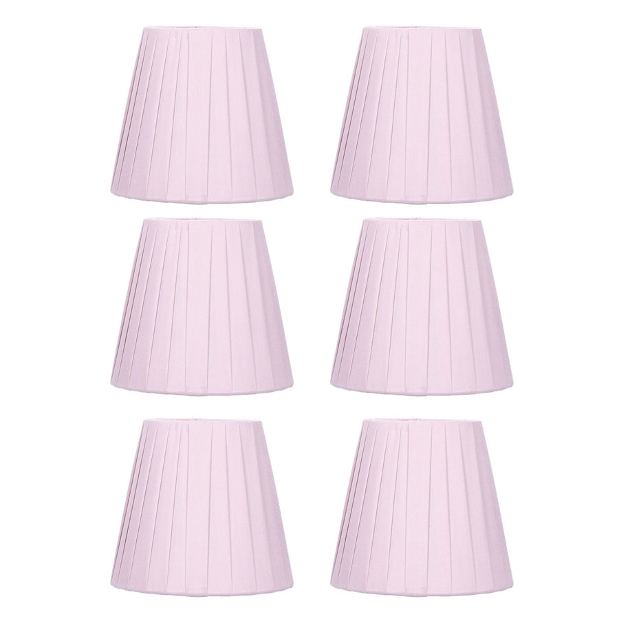 6pcs Chandelier Cloth Lampshade Wall Lamp Clip On Cover Shades Modern Simple Decoration for Home