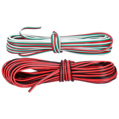 RGB Extension Connector Wire LED Strip Cable Connecting Cord 2Pin 3Pin Interface Lighting Parts