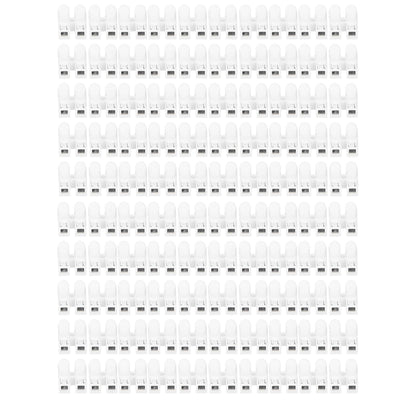 100pcs CH‑2 Connectors for LED Ceiling Light Flame Retardant 2 Port Press Terminal