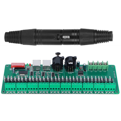 30CH DMX512 Constant Decoder LED Controller Decoder for LED Strip Light Stage Bar Supplies 5-24V